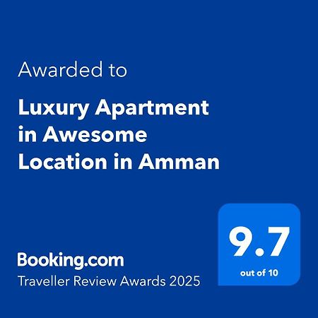 Luxury Apartment In Awesome Location In Amman Extérieur photo